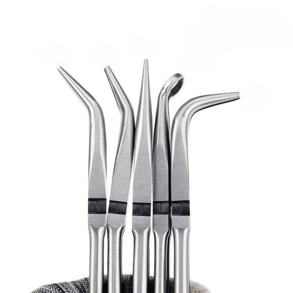 1Pcs Carbon Steel Circle Nose Pliers Plug Puller Pliers for Metalworking and Precision Gripping