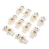 10pcs/set Plush Animal Bear Plush Foam Toys Foam Bear Cartoon Bouquet Doll  Graduation Gifts