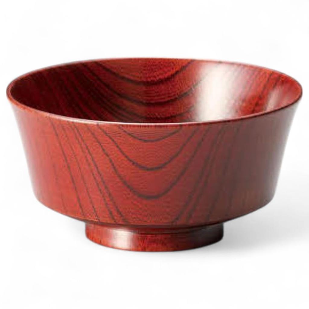 Lacquerware Tea Made In Japan J-kitchens Bowl, Wooden, Hand-Painted, PID-528572,