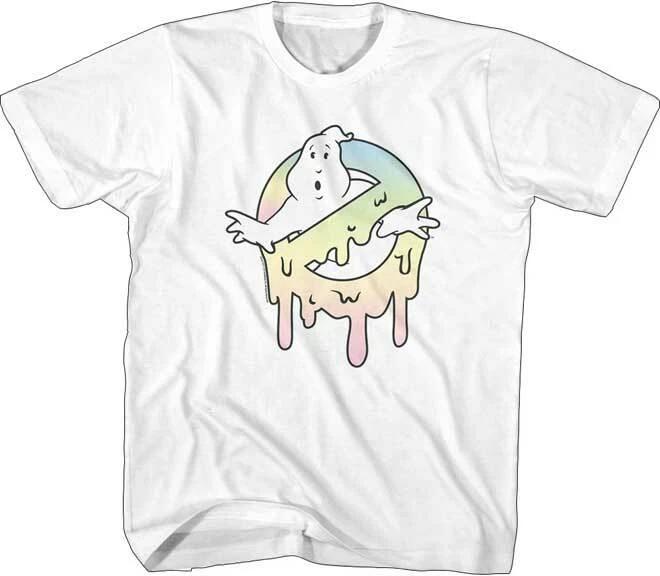The Real Ghostbusters TV Series Melting Movie Logo Youth T Shirt 2T-YXL L