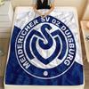 1PC MSV Duisburg Patterned Flannel Blanket Suitable For All Seasons for Home Decor Warmth and Comfort Gifts Holiday Present