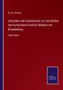 Libro Urkunden Und Actenstucke Zur Geschichte Des Kurfursten Friedrich Wilhelm Von Brandenburg : Erster Band