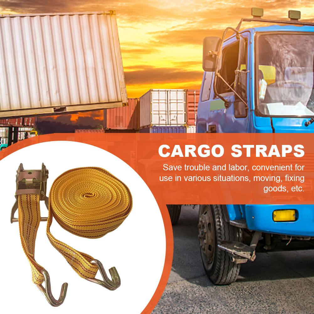 Claw Lorry Lashing Handy Straps 40mm Load Winch Towing Rope 3/6/8/10 Meter Truck Strapping Rope Fastener Tighten Belt Strap Rope