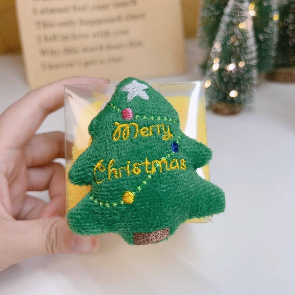 

Мультяшное коралловое флисовое подвесное полотенце для рук - Впитывающий рождественский подарок для кухни и ванной комнаты Hand Towel 30*30 cm