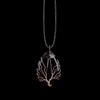 Arbre de Vie 7 Chakras Pierre Naturelle Collier Cristal Énergie Guérison Pendentif Fait Main Collier pour Femmes Hommes Bijoux Yoga