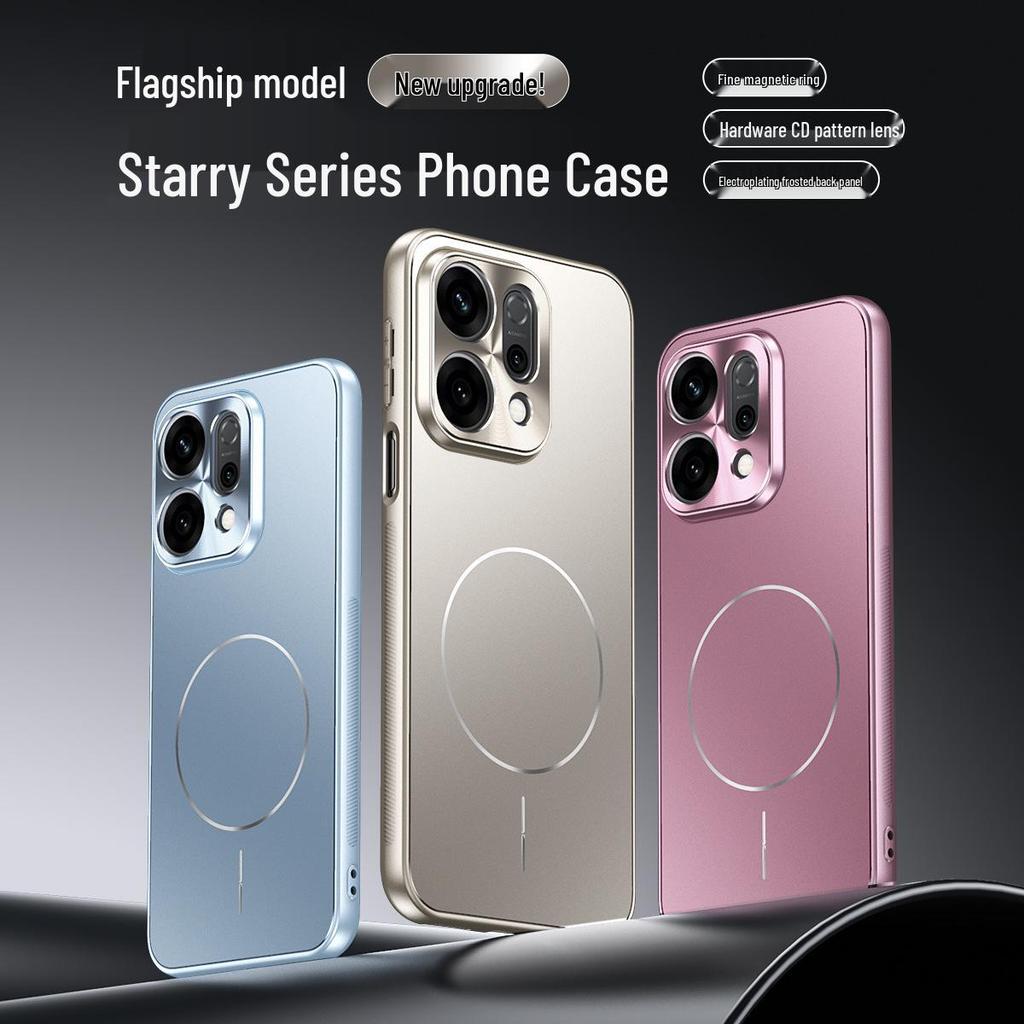 Oppo Reno14/Reno14 Pro Pełne Pokrycie Etui Anty-Upadkowe z Ochroną Obiektywu i Kompatybilnością z Bezprzewodowym Ładowaniem Samochodowym