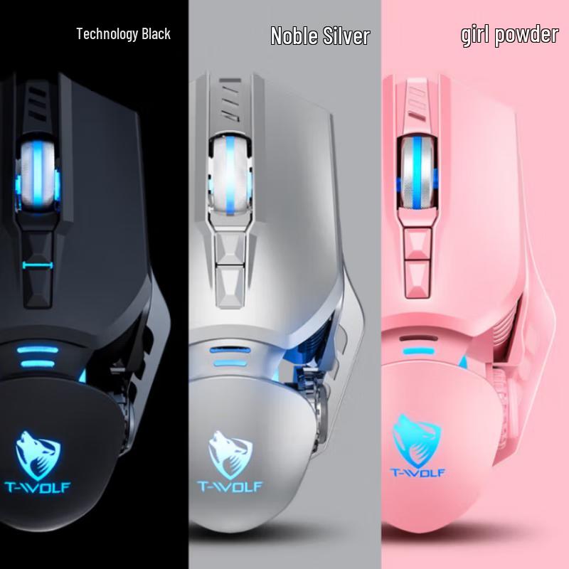 TWOLF G530 Wired RGB Mechanical Gaming Mouse