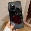 Red Rose Flower Case For Samsung Galaxy A15 A16 A17 A26 A36 A56 A55 A35 A52 A32 A12 A53 A33 A13 A14 A34 A54