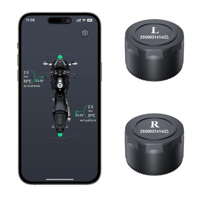OBEST TPMS Air Pressure Sensor Motorcycle Check with Smartphone Instant