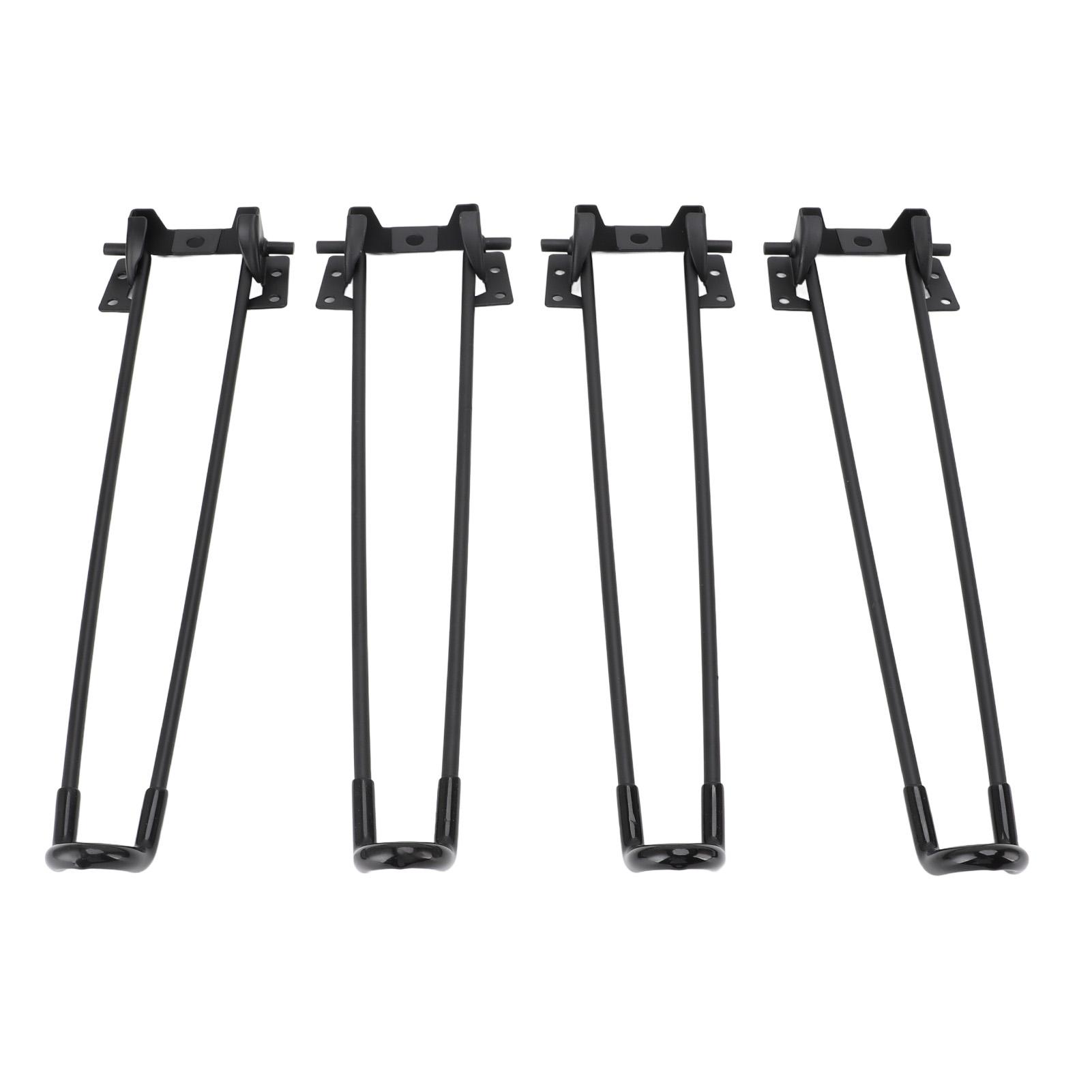 Ножки стола U-образные черные современные минималистичные металлические ножки для мебели для складного журнального столика для кемпинга