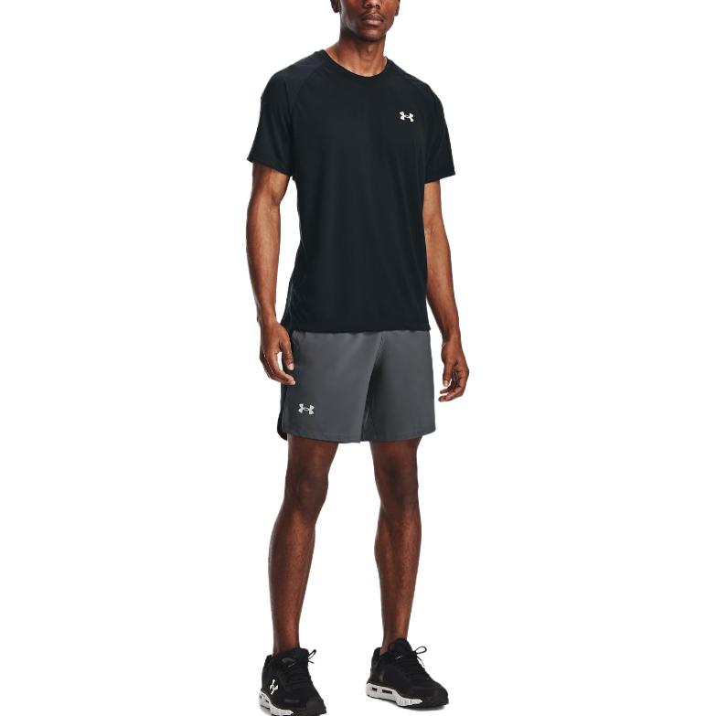 Under Armour Sports Shorts Men's Peach Gray Moderate 1361493-014