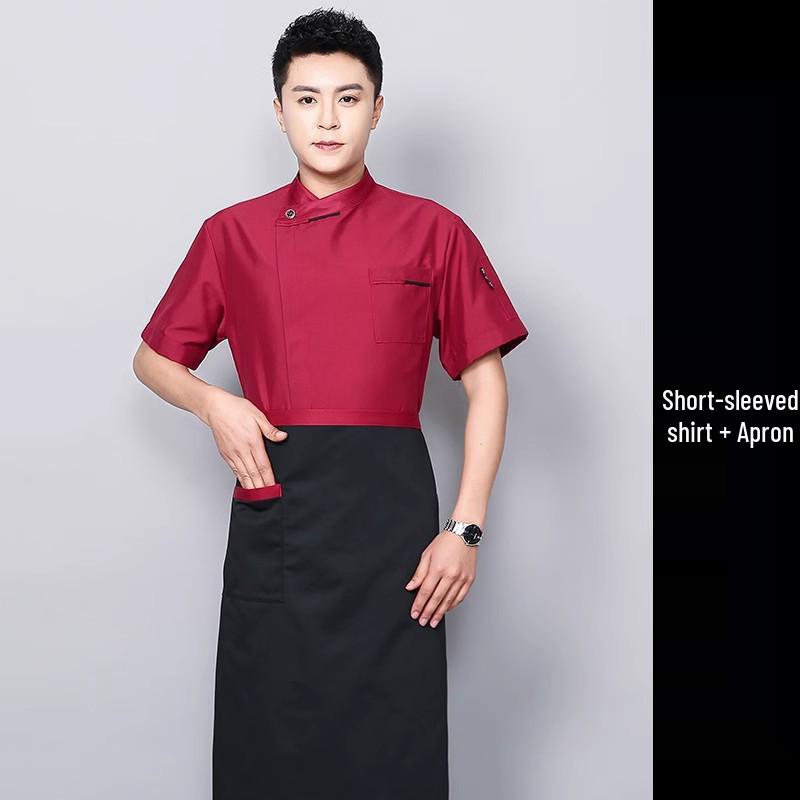 Set uniforme da chef: Opzioni a manica lunga e corta per Autunno/Inverno, Ideali per le cucine di Hotel e Ristoranti.