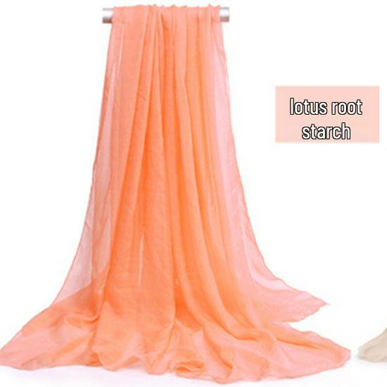 Versatile Summer Red Silk Scarf: Multifunctional Imitation Silk Shawl, Sunscreen Beach Towel, Dancing Gauze Scarf for Women