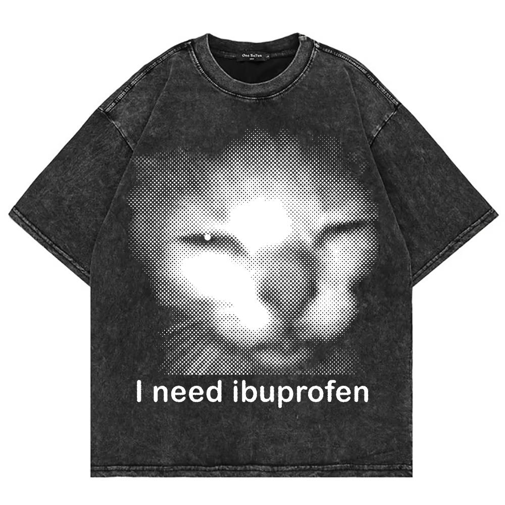Cotton Vintage Washed Yk Funny Smoking Cat New Summer T Shirt Fashion Men Cool Cat Joke Acid Wash Tees Shirts