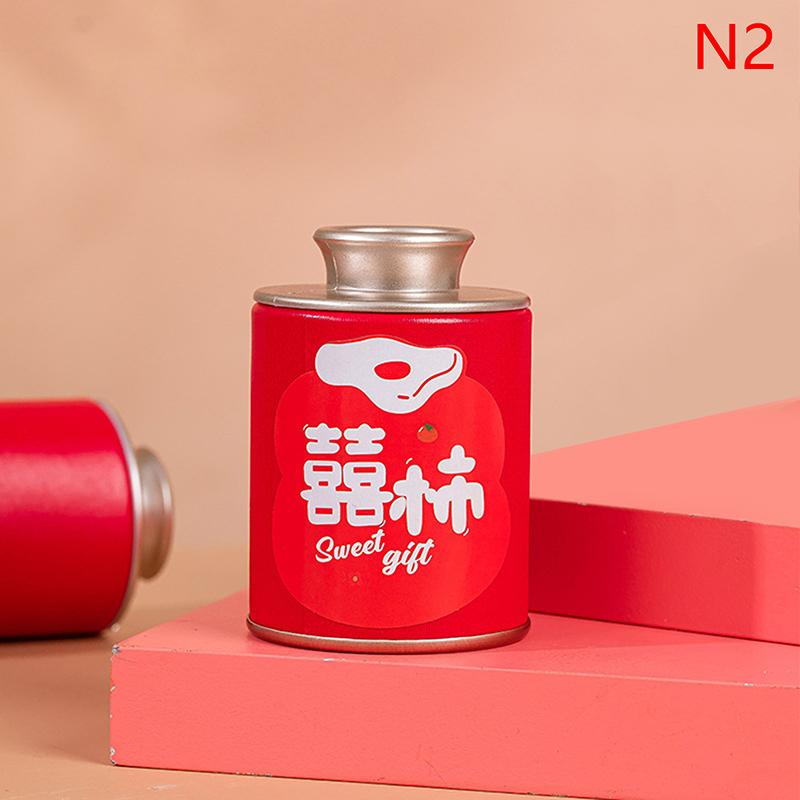 Mini Hard Paper Material Box Tea Can Small Travel Portable Container Jar Sugar Coffee Caddy Organizer Household Storage Supplies