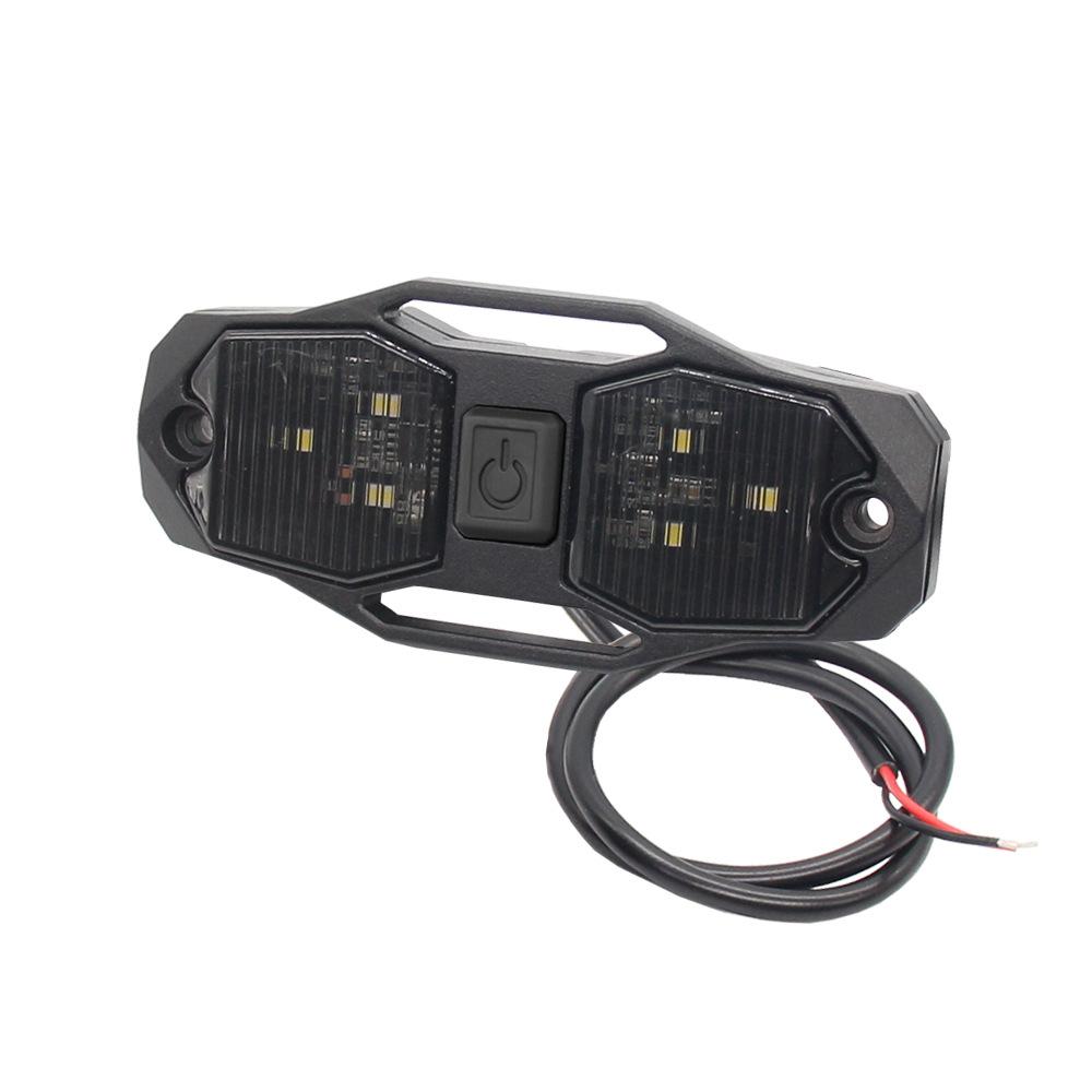 For Can Am Maverick X3 Max R 2017-2025 UTV LED Interior Dome Light 12V Universal Roll Bar Mount Map Light Courtesy Light