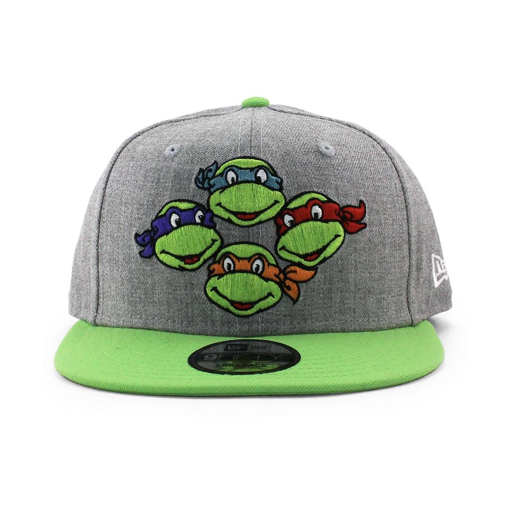 [New Era] Cap 9FIFTY Snapback Teenage Mutant Ninja Turtles SNAPBACK CAP TURTLES 950 Hat American Comic FACES [Used]