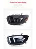 07-11 Toyota Highlander LED Headlight Assembly with Sequential Turn Signal