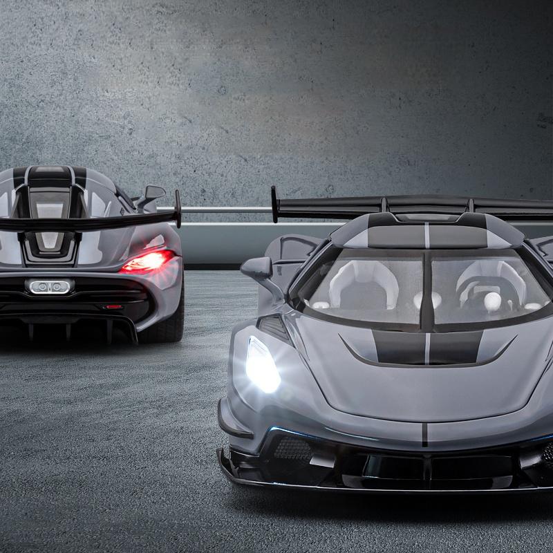 1/22 Koenigsegg Jesko Supercar Alloy Diecast Model Car Outdoor Display Products with High Simulation Collection Hobbies for Boyfriend Boys