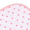 Ny Pink Love Quiltet Japansk Stil Gammel Bordskåner Dækkeserviet Ins Stil Skrivebord til Studerende Materiale Hjerteformet Bordskåner Sød
