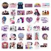 74Pcs Anime Kpop Demon Hunters Stickers Diy Scrapbooking Phone Luggage Skateboard Waterproof Decal Decor