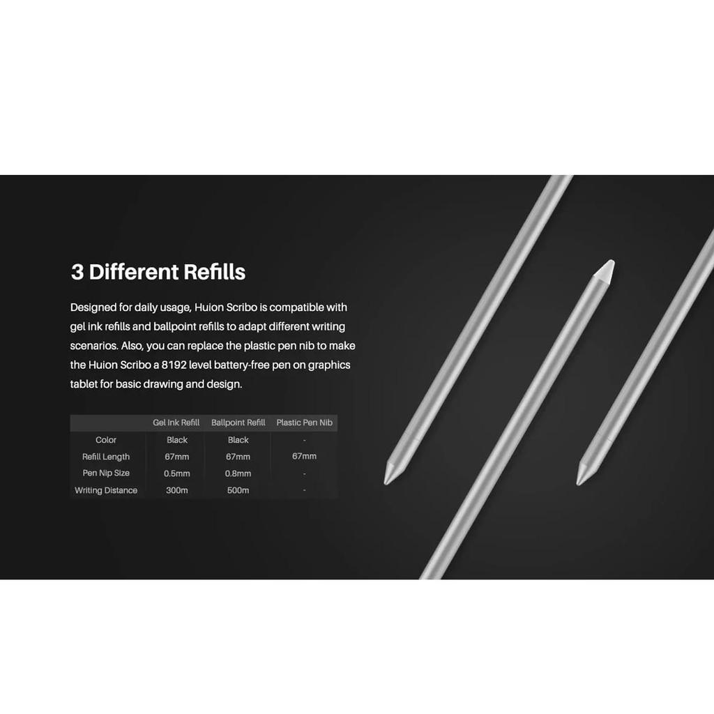 Huion PW310 Pen: Compatible with HS611/HS64/HS610/Q620M/H610PRO V2