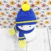 Shinada Snow Daruma Knit Blue (SS) YDN-0168B