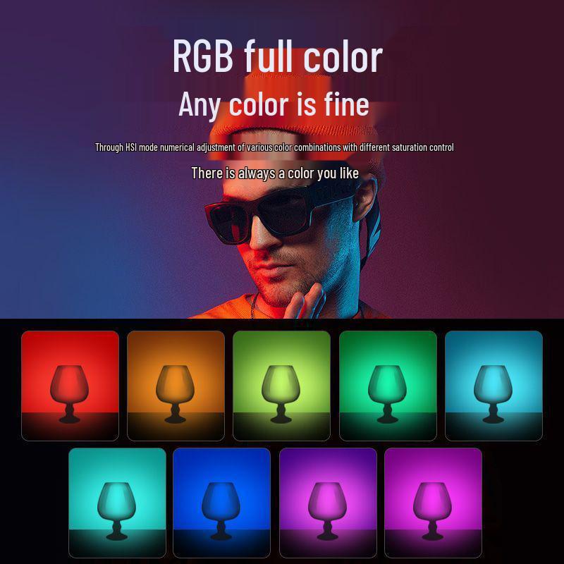 Portable RGB LED Handheld Fill Light Bar for Professional Photography and Nighttime Outdoor Scenes