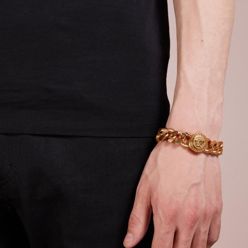 Versace Metallarmband Tribute Gold Unisex Schmuck DG06996-DJMT-KOT