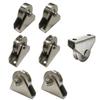 Guide Pulley Wheel Assembly with Two-Hole Mount for Window Roller Repair Door Track Hardware and Guided Motion Support