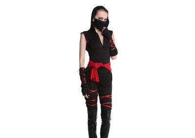 [Speed Mao] Women's Ninja Cosplay Costume for Halloween, Etc. Comes with a Tattoo Sticker