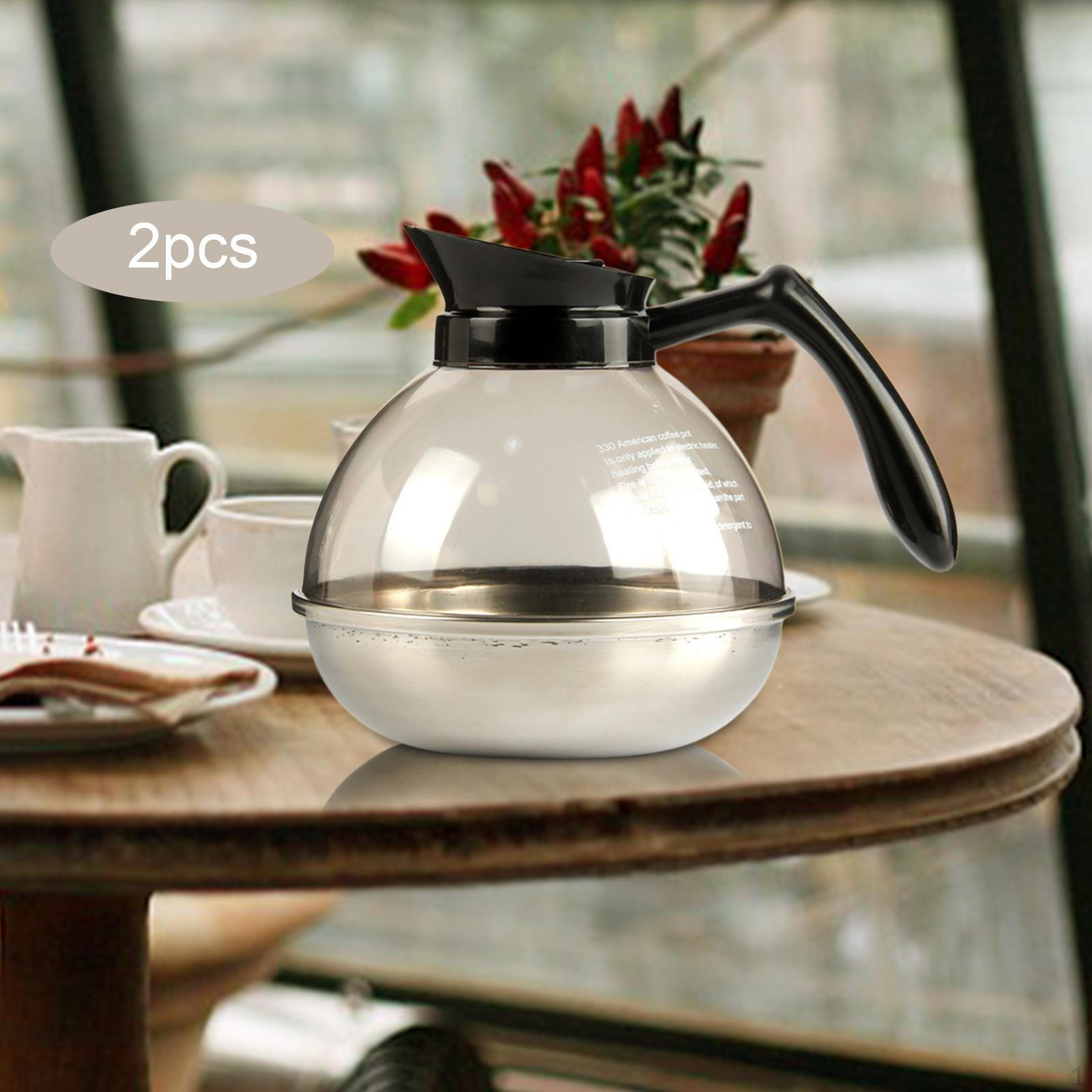 

2x Kitchen Coffee Carafe - Replacement Heat Resistant Tea Kettle