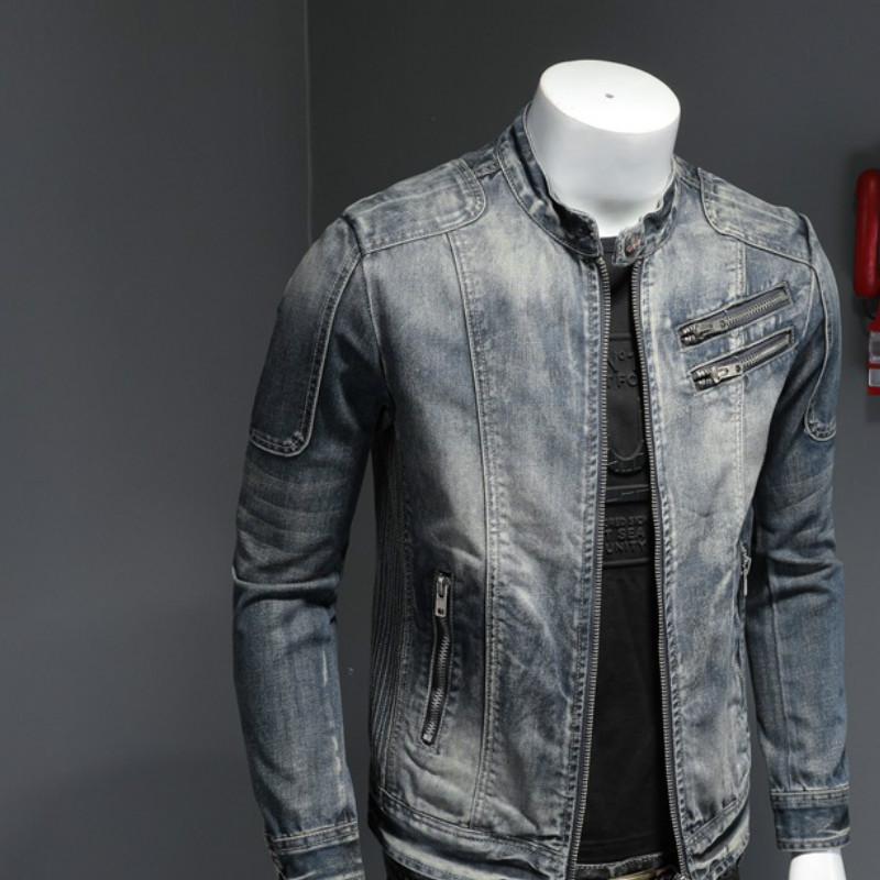 Vintage Denim Jacket Coat Streetwear 