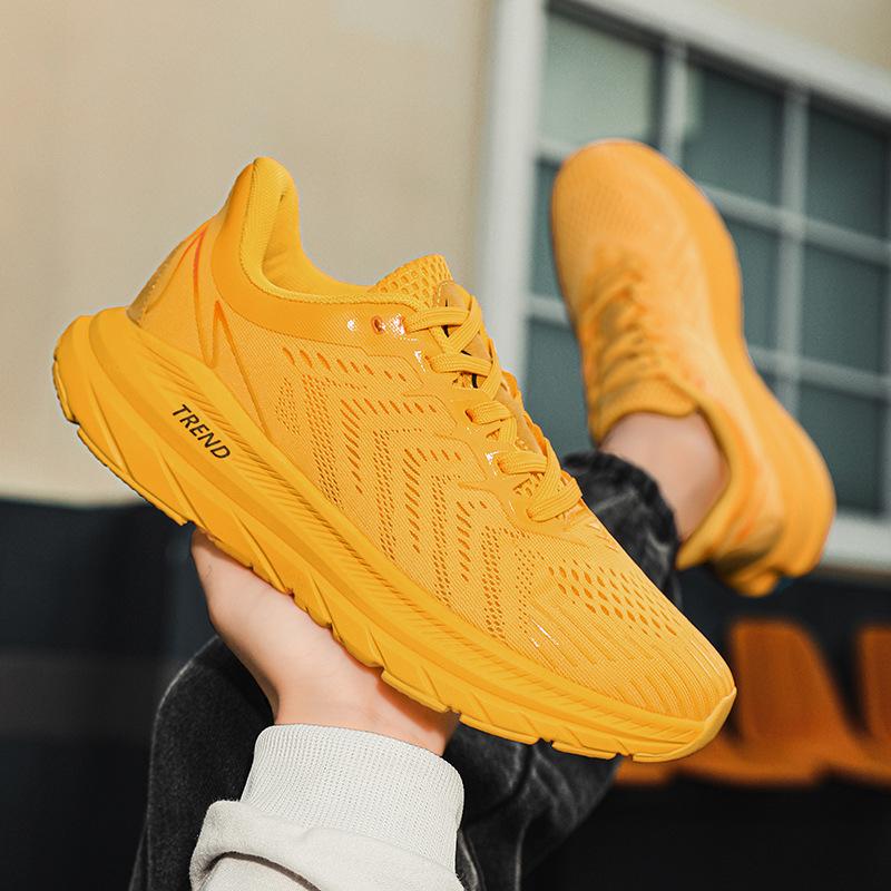 2025 Spring and Summer New Sports Running Shoes Men's Breathable Shock Absorption Couple Casual Running Shoes Trendy Brand
