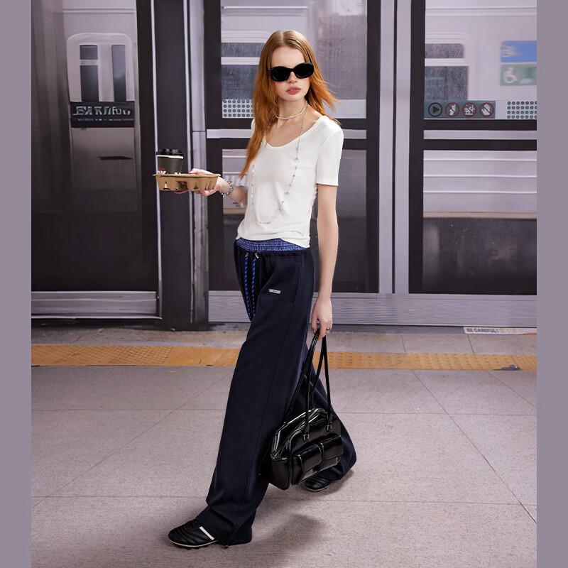 UNIFREE Women's U-Neck Casual Slim Fit Short Sleeve T-Shirt