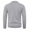 Autumn and Winter Polo Collar Knit Men's Jacket Loose Inner Base Top