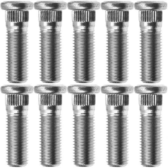 5PCS M12x1.5 Wheel Studs 43mm Lug Bolt Stud Compatible with Honda Accord Civic City CR-V CR-Z Fit HR-V ight Element Prelude S2000 Acura Integra CL EL