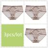 Underwear Mesh Women Low Waist Briefs Breathable Comfortable Panties Female