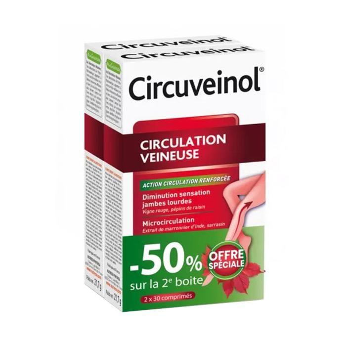 Nutreov Physcience Circuveinol Circulation Veineuse 2 X 30 Comprimés