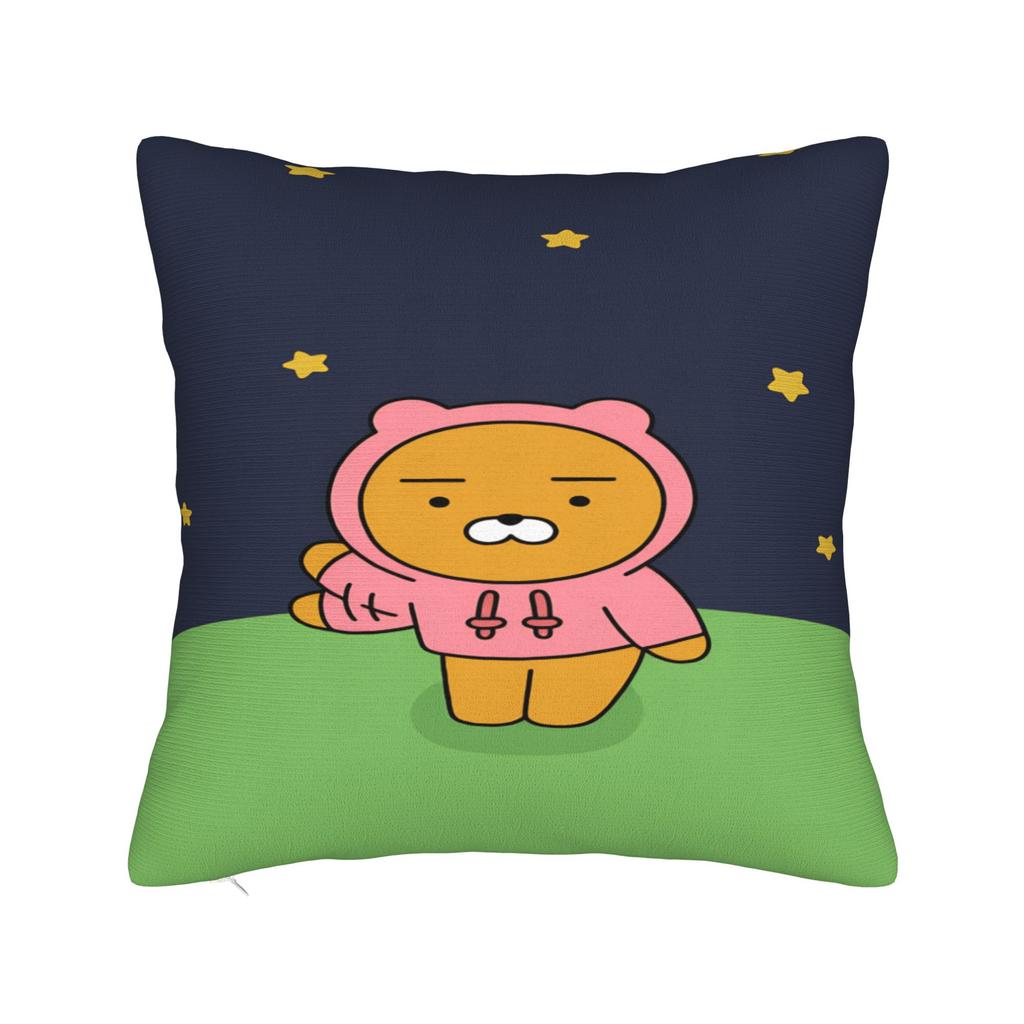 K-Kakaos F-Friends Choonsiks Pillowcases  Novelty Pillow Case For Sofa Car Home Decor Soft Pillow Cover
