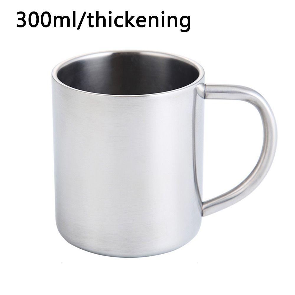 Rukojeť z nerezové oceli, dvojitá stěna, šálek čaje Tumbler Cup šálek kávy Cestovní hrnek