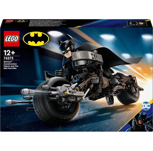 LEGO DC Batman 76273 Batman & Batcycle Buildable Figure