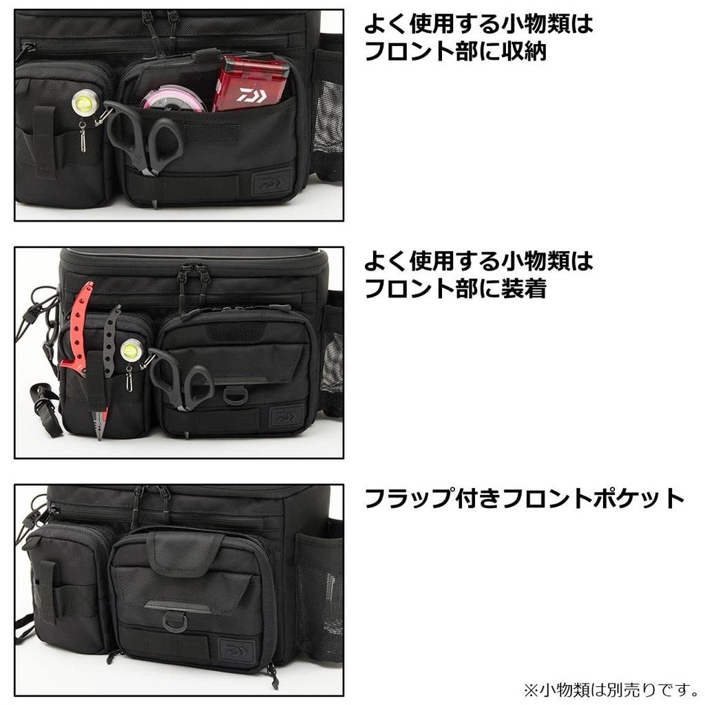 DAIWA HG Shoulder Bag (C) 2023 Model (Gray Orange / Fishing Tackle Bag)