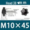 32-Head Rubber Six-Star Plum Blossom Handle Knob M5/M6/M8 Plastic Thumb Screw