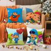 Cute Boy P-Pocoyo Cartoon Pillow Case Printing Pillowcase Living Room Sofa Cushion Cover Bedroom Room Decor