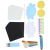 47Pcs Mandala Dotting Tools Set DIY Art Painting Template Mini Easel Accessories