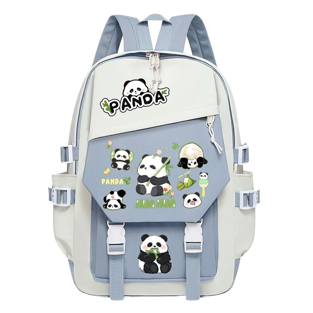 Panda Huahua Large Capacity Lightweight Casual Backpack High Value Simple Student School Bag