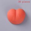10/30Pcs Stereo Relieve Stress Peach Bum Sticker Mobile Phone Decoration Accessories Fun Butt Mochi Squeeze Toy