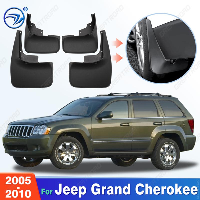 Автомобильные брызговики для Jeep Grand Cherokee 2005 2006 2007 2008 2009-2010 Брызговики Брызговики Брызговики 4PCS