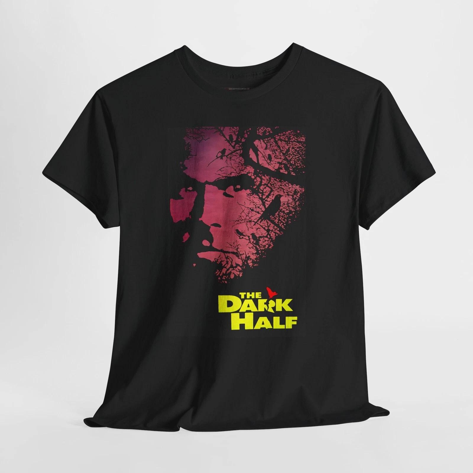 The Dark Half 1993 Retro Movie Poster Horror Unisex Graphic T-Shirt 4XL
